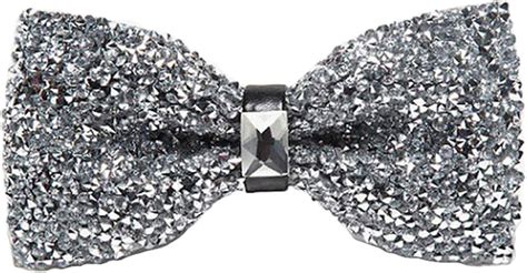 Buy Men Luxury Sparkling Diamante Bowties Noble Shiny Crystal ...