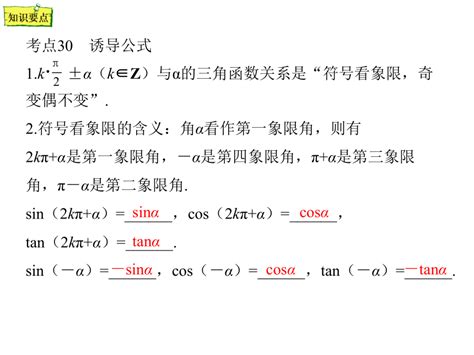 诱导公式 的图像结果