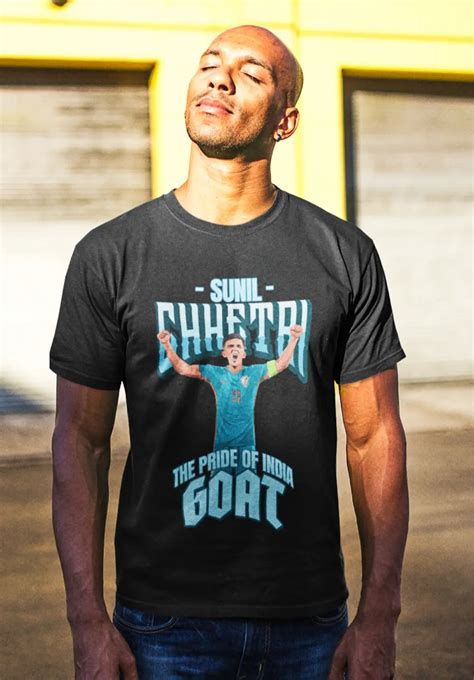 Sunil Chhetri The Pride of India T-Shirt – Fanatic Fox