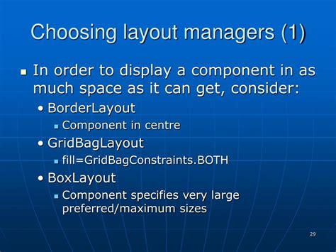 Java Swing Layout Types 的图像结果