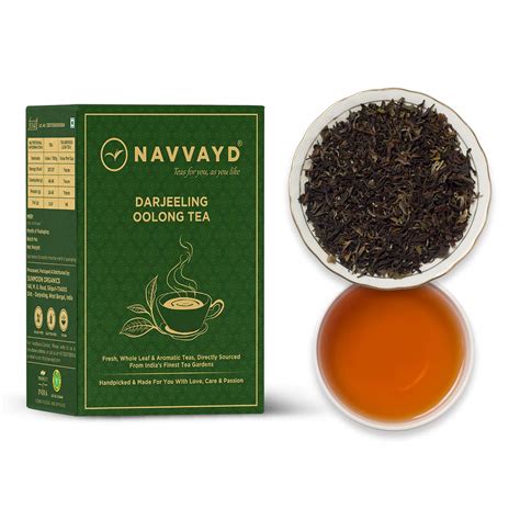 Navvayd Darjeeling Oolong Tea (100 Gm, 50 Cups), Loose Leaf Oolong Tea ...