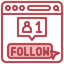 Download Free Instagram follow Icons in PNG & SVG