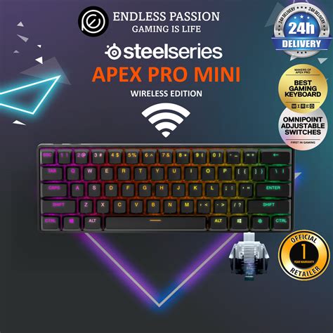 SteelSeries Apex Pro Mini Gaming Keyboard – Endless Passion