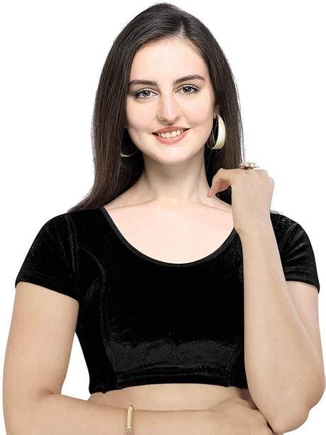 Black Velvet Blouse - Buy Black Velvet Blouse online at Best Prices in ...