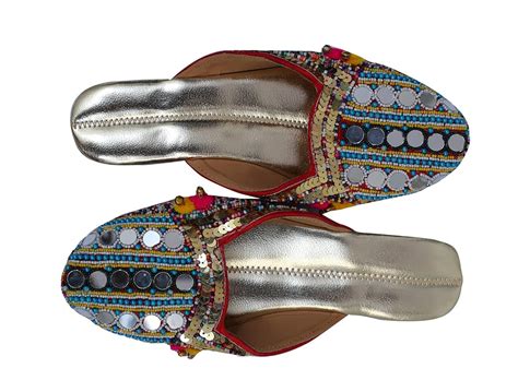 Mirror Work Mojari for Women/Girls, Traditional MORJARI & RAJISTHANI ...