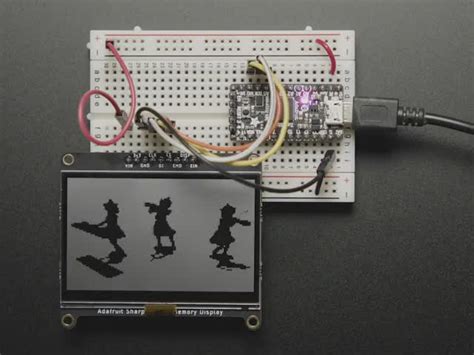 Image result for Sharp Memory Display Library
