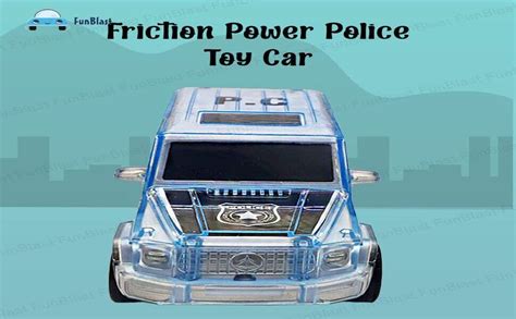 FunBlast Police Jeep Toy for Kids – Friction Power Police Jeep Toy Car ...