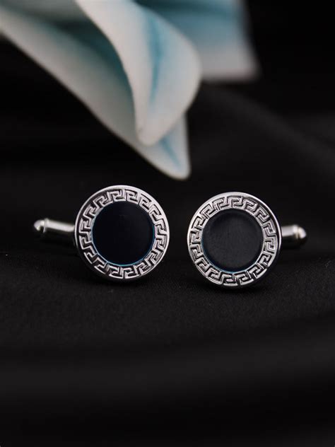Kavove The Backyard Blue Cufflink | Buy Cufflinks online @ www.Peluche.in