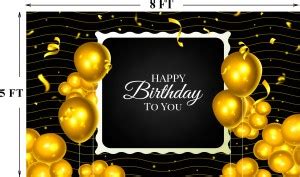 classyprints HAPPY BIRTHDAY BACKDROP DECORETION Price in India - Buy ...