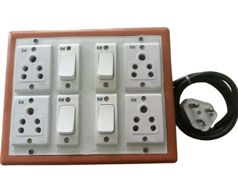 Buy Balaji Marketing Extension Board with Individual Switch, Sockets (4 ...