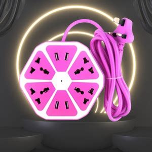 GUGGU Hexagon 8 Socket Extension Boards Price in India - Buy GUGGU ...