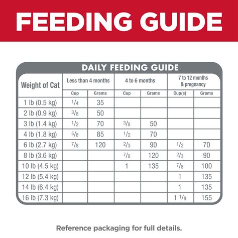 Kitten Dry Food Feeding Chart at Stanley Blake blog