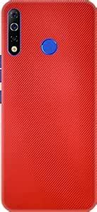 Amazon.in: Buy SRG Fit Red Carbon Fibre Mobile Back Skin in Compatible ...