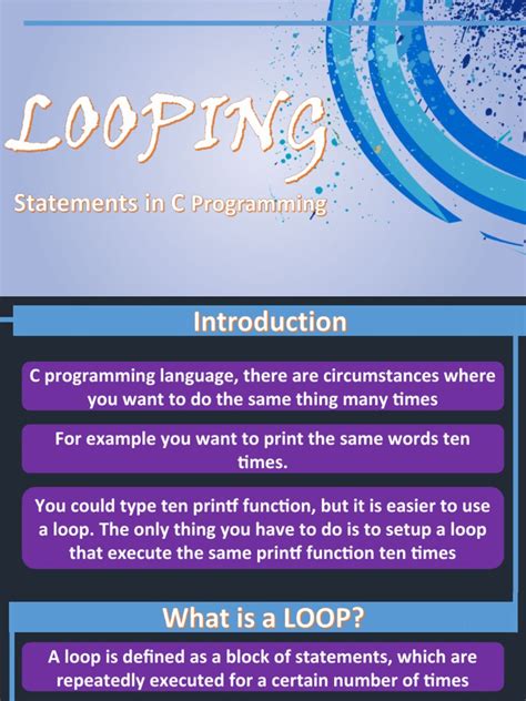 Image result for C Programming Looping