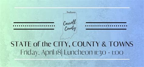2025 State of the City, County & Towns Luncheon, Wabash & Erie Canal ...