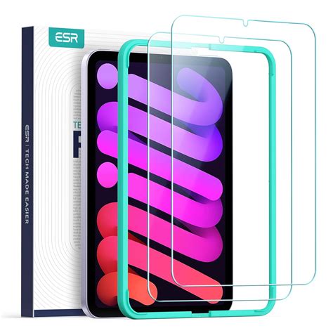 ESR 2 Pack Full Screen Protector For iPad Mini 7/A17 Pro,iPad Mini 7 ...