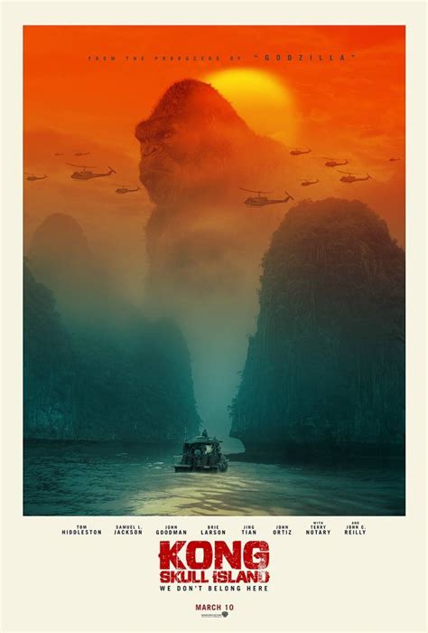 电影《金刚：骷髅岛》海报设计 - NicePSD 优质设计素材下载站