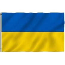 Ukraine Flag 5ft x 3ft , Ukrainian National Flag India | Ubuy