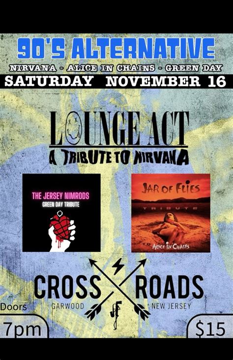 90s Alternative w/ Tributes to Nirvana, Alice In Chains, & Green Day ...