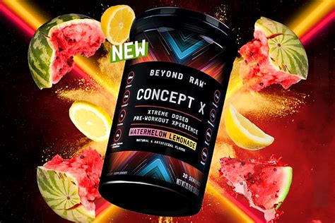 Beyond Raw's fourth flavor fo Concept X is Watermelon Lemonade