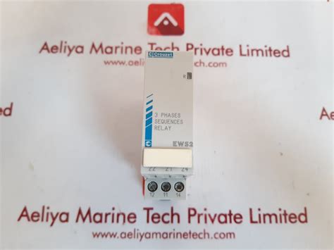 Crouzet ews2 3 phases sequences relay 84873004 – Aeliya Marine Tech