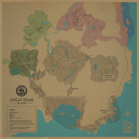 The Long Dark - All Region Maps | AllGamers