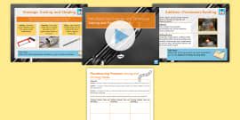 Joining and Forming Timber: Complete Guide Lesson Pack