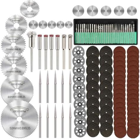 Serplex® 129Pcs Cutting Wheel Set for Rotary Tool, HSS Cutting Wheels ...