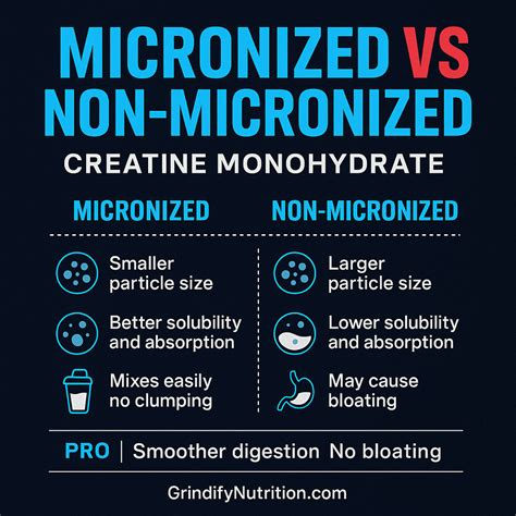Micronized vs Non-Micronized Creatine Monohydrate – Grindify Nutrition LLC
