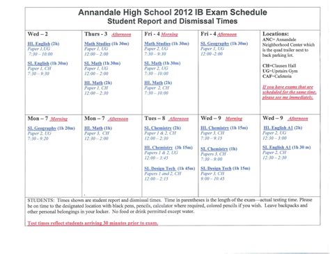 Ib Exam Calendar | Plan Your Year Easily!