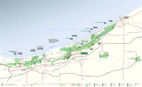 Indiana Dunes Maps | NPMaps.com - just free maps, period.