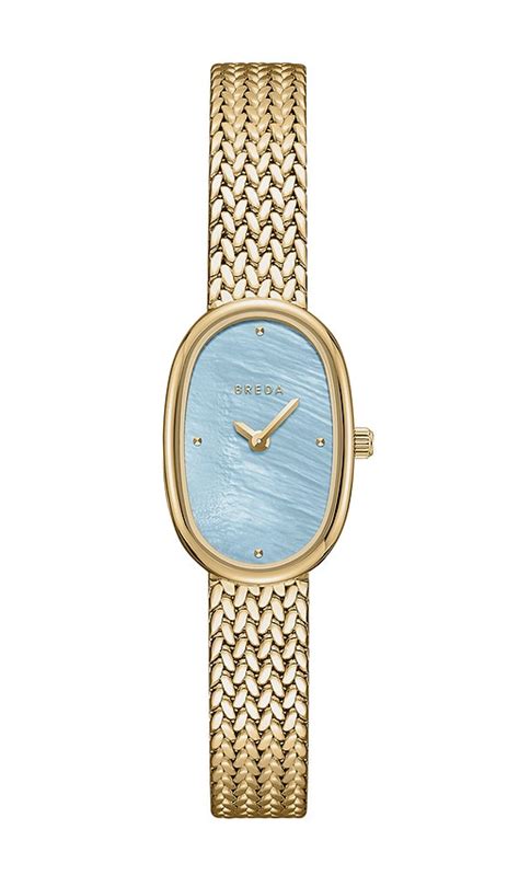 Breda Small Jane Watch in Gold & Sky | REVOLVE