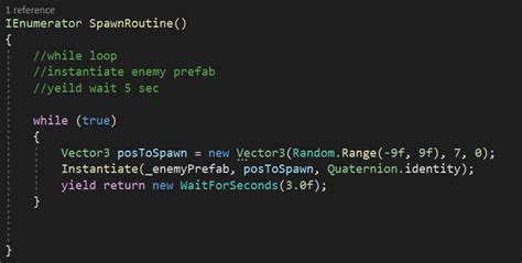 Unity StartCoroutine 的图像结果