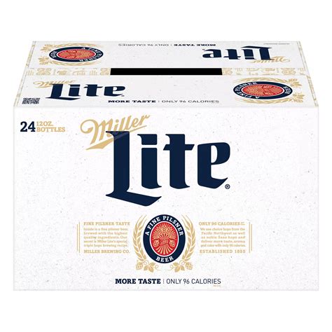 Miller Lite Lager Beer, Bottles, 4.2% ABV, 24 pk./12 fl. oz. | BJ's ...
