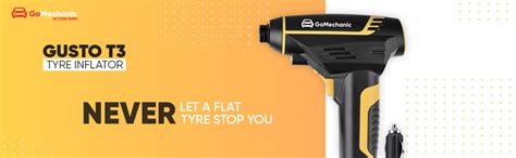 GoDryft GoMechanic Gusto T3 Fast Inflation Digital Car Tyre Inflators ...