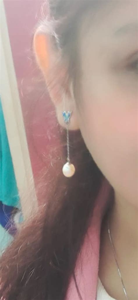 GIVA 925 Silver Womens Butterfly Pearl Earrings |Gifts For Womens ...