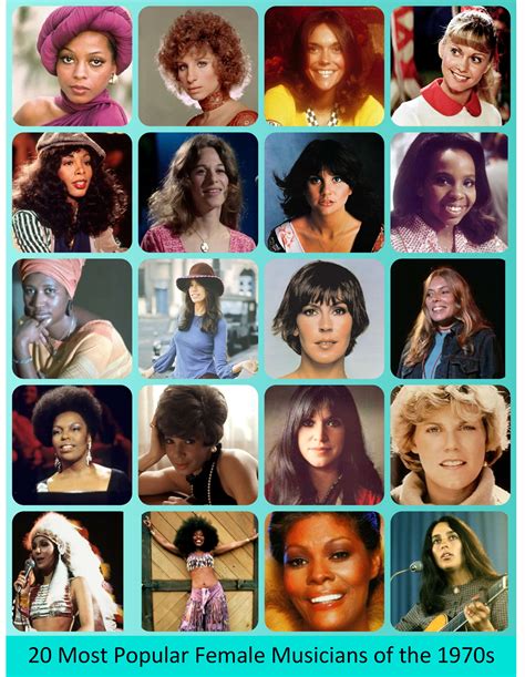 20 Most Popular Female Musicians of The 1970s | Beat