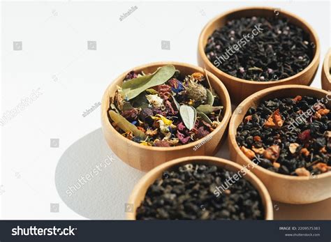 Different Types Green Black Herbal Tea Stock Photo 2209575383 | Shutterstock