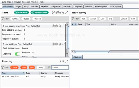 Burp Suite for Pentester – Configuring Proxy