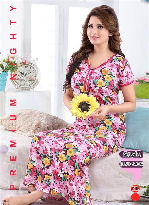 Nighty 217 Printed Western Nightsuits Collection