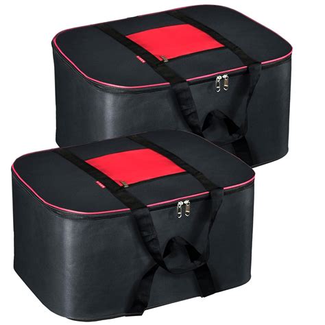 SNDIA 2 Pack Nylon Big Moisture Proof Underbed Storage Bag For Clothes ...