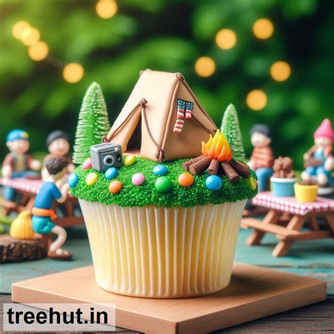 Camping Cupcake Ideas, Mini Cake Decoration Ideas