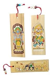 Mukherjee Handicrafts Patachitra Bookmark - Exquisite Indian Artisanal ...