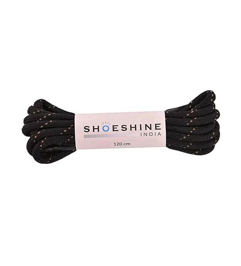 SHOESHINE Shoe Lace (1 Pair) 4mm Teak Round Shoelace & Boot Laces