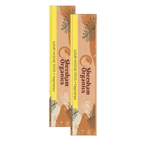 Sheesham Organics Agarbatti Sticks (100g/35 Stick Per Pack - 45min Burn ...