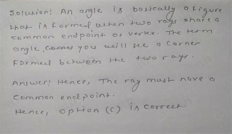 Solved: (01.01MC) James defines an angle as "a figure consisting of two ...