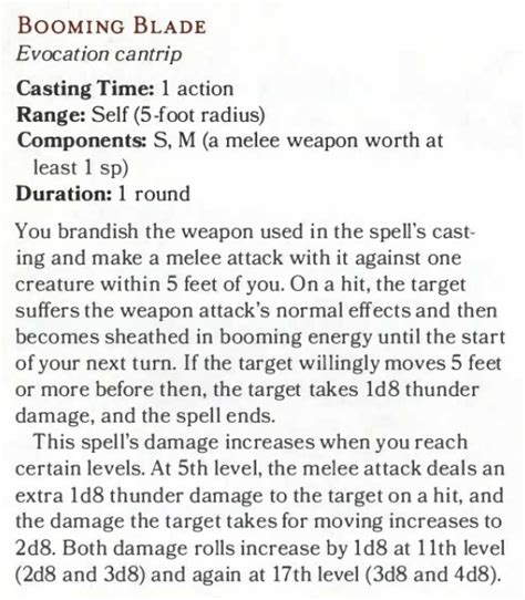 D&D General - Tasha's: Spell sniper + booming blade + reach weapon | EN ...