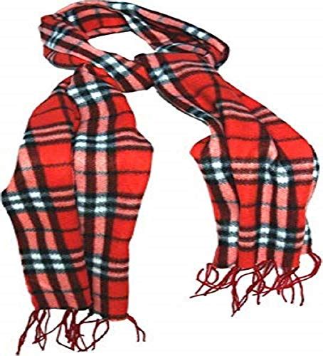 Buy BRATS N BEAUTY® Unisex Winter Warm Woolen Fleece Checkered Muffler ...