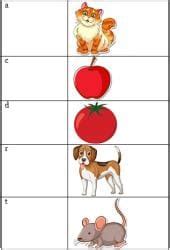 Worksheet: Small Letters - 1 - English for LKG PDF Download