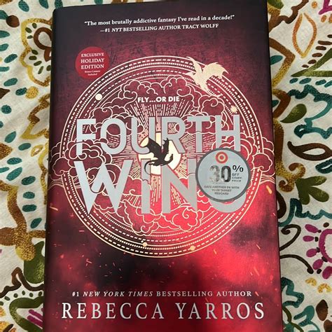Fourth Wing, limited Holiday release, red cover, bonus chapters by ...